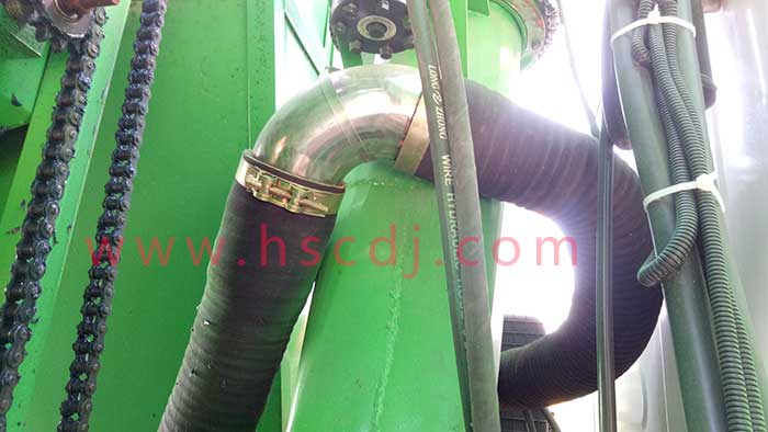 強(qiáng)力歐式喉箍安裝好的圖